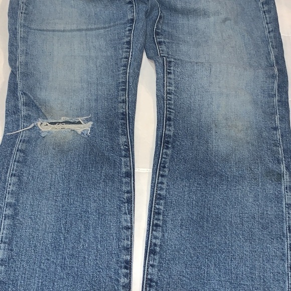 MADEWELL denim the high rise slim boyjean Boyfriend fit distressed jeans size 25 - Picture 14 of 16